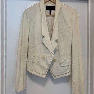 BCBG Max Azeris white tuxedo jacket XS